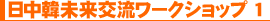 日中韓未来交流ワークショップ(1)